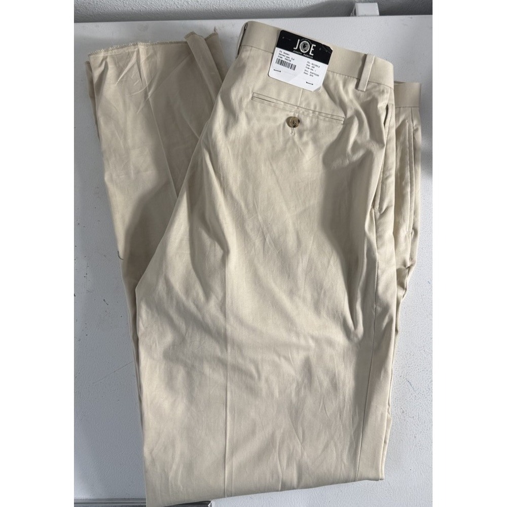 Dress Pants Joseph Abboud 42R Beige Men  Waist 42 Unhemmed‎ Length